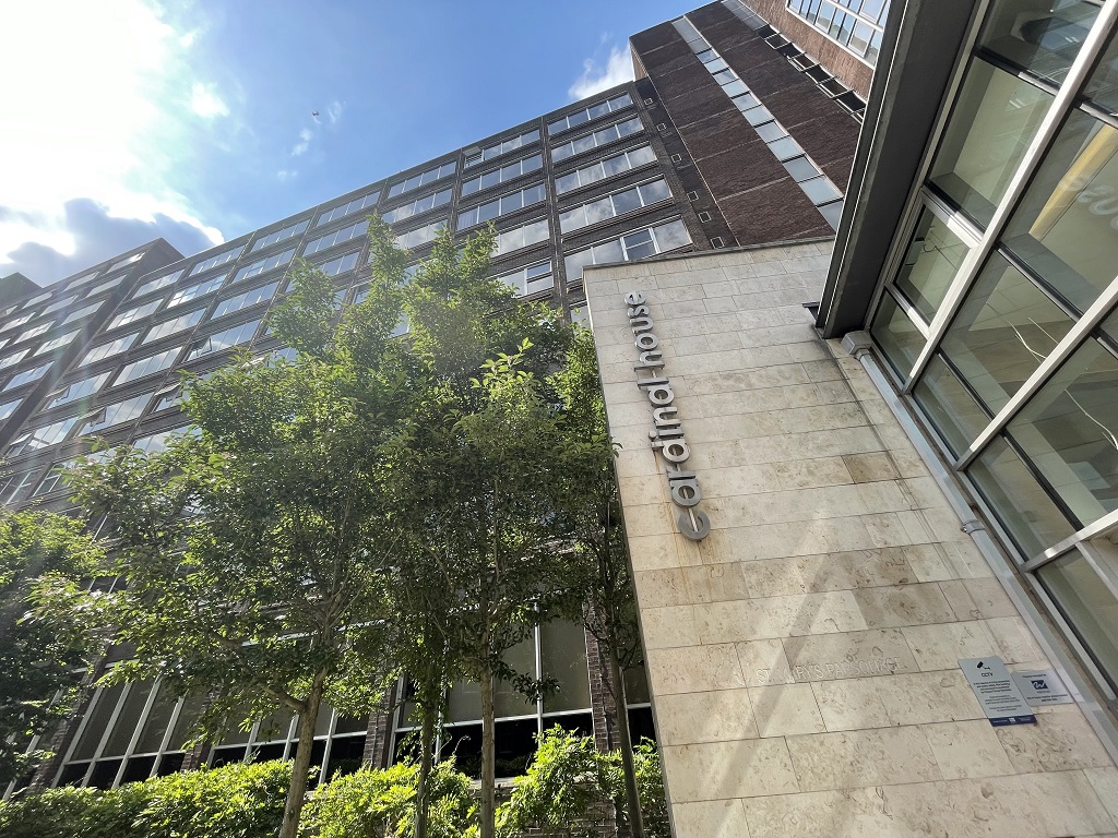 Cardinal House, Manchester — facade at golden hour